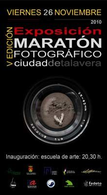 Invitación a la exposición del V Maratón Fotográfico, 2010