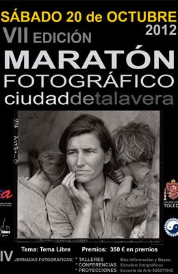 Cartel del VII Maratón Fotográfico, 2012