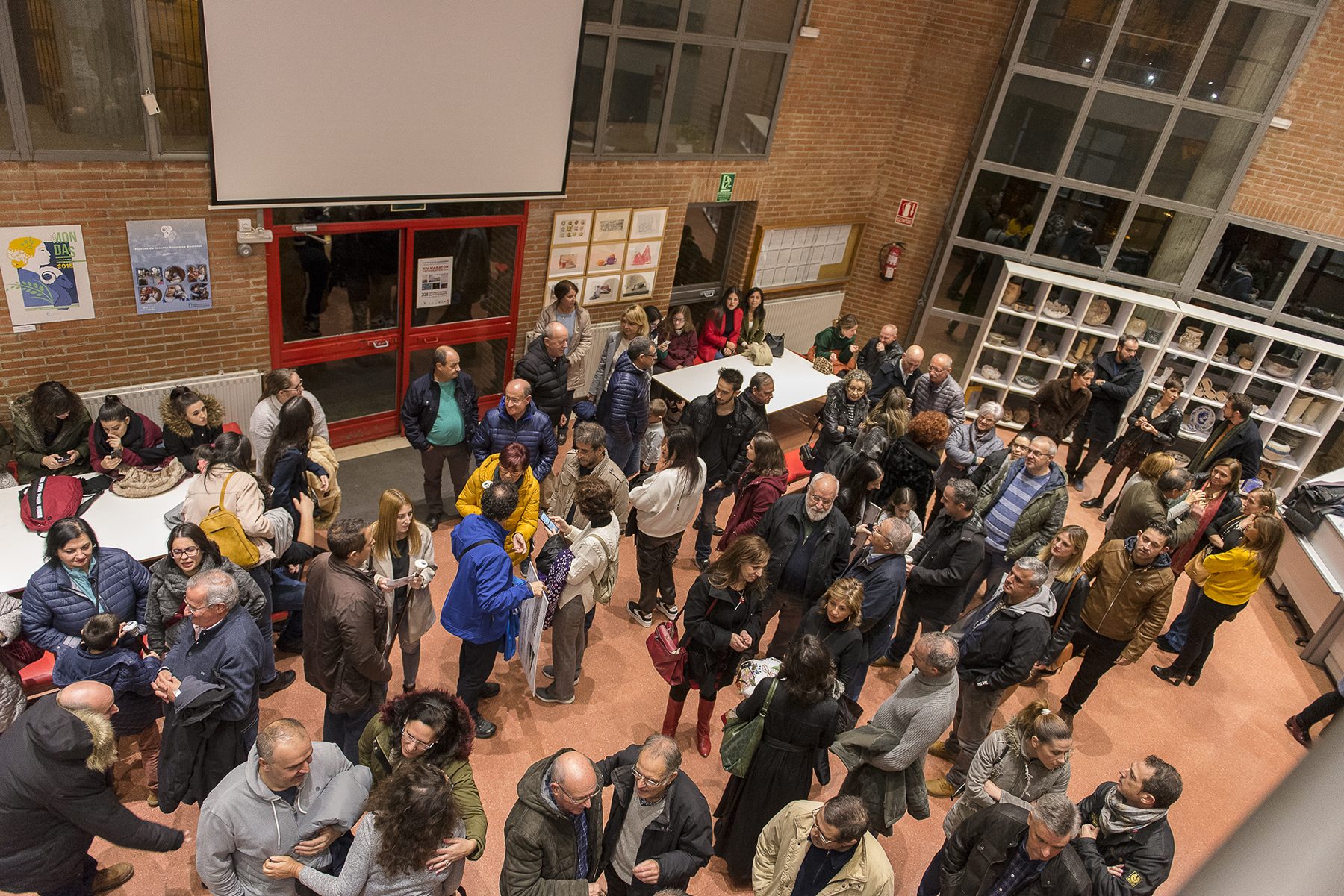 Inauguración de la exposición de 2019 vista desde arriba